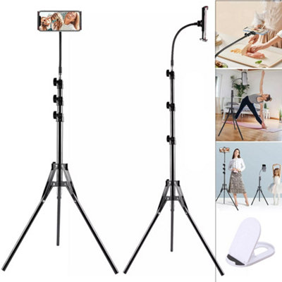 170Cm Tall Flexible Phone Tripod With Gooseneck Heavy Duty Phone Tripod Stand Uk from B&Q