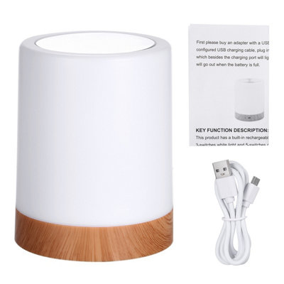 Touch Sensor Night Light Led Bedside Desk Table Lamp Dimmable Usb Rechargeable from B&Q