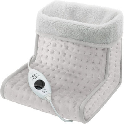 Electric Foot Warmer Heated Feet Slipper Therapeutic Pain Relief Washable Winter from B&Q