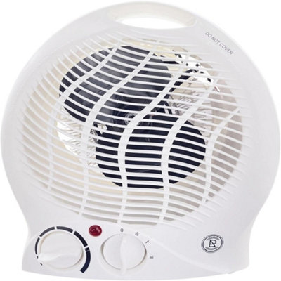 2 In 1 Fan Heater 2Kw 2000W Small Portable Electric Hot Warm Air Upright from B&Q