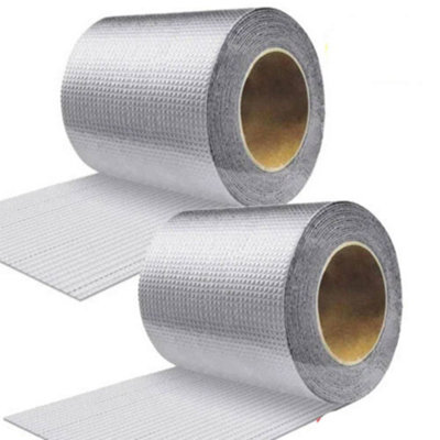  - 2 Roll Super Waterproof Tape Butyl Magic Leak Roof Pipe Repair Adhesive Sealant