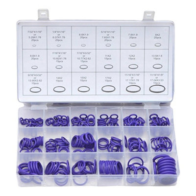 270Pcs Car Air Conditioning Refrigerant A/c Trim Repair Rubber O-Ring Seal Uk from B&Q
