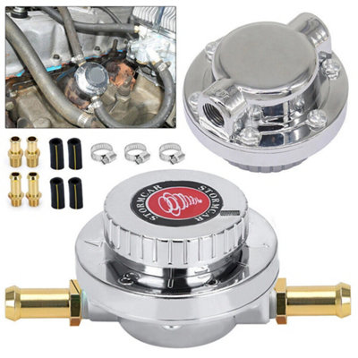 Universal Manual Adjustable Fuel Pressure Regulator Kits For Carburetor Engine from B&Q