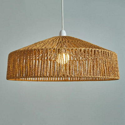 Light Shade Ceiling Lightshade Easy Fit Lamp Shade Natural Lampshade Easy Fit from B&Q