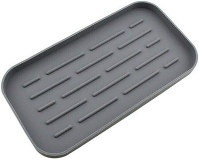 Silicone Sponge HolderKitchen Sink Organizer Caddy TraySink Storage Rack
