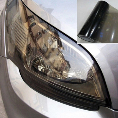 30Cm X 200Cm Light Smoke Black Tint Film Tail Lights Car Vinyl Wrap from B&Q