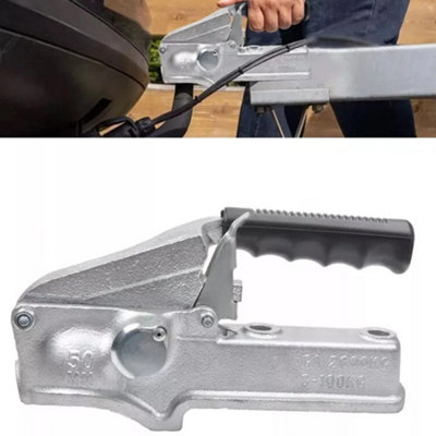 Heavy-Duty 2600Kg Trailer Hitch Cast Coupling Tow Ball Coupler Rv Camper 50mm Uk from B&Q
