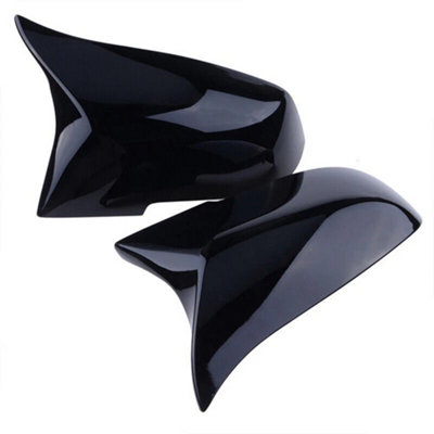 Wing Mirror Cover Cap Glossy Black For Bmw F20 F21 F30 F31 F32 F36 X1 E84 F87 Uk