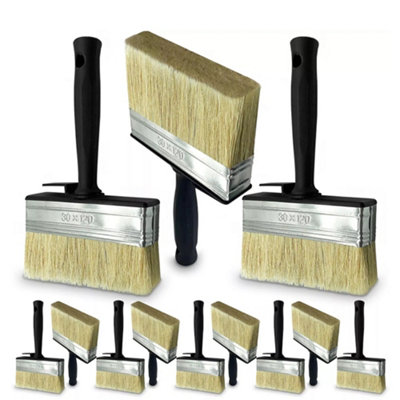 B&Q 12X Shed Fence Brush 5" Multipurpose Size 12