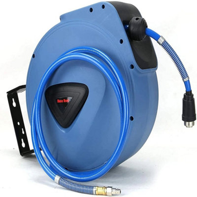 Retractable Auto Air Line Compressor Hose Reel from B&Q