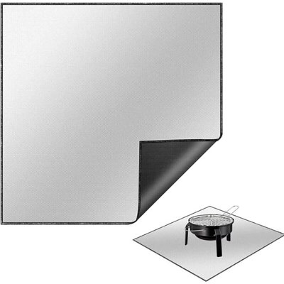 Bbq Fire Pit Mat Fireproof Heat Resistant Mat Deck Patio Floor Protector Uk from B&Q