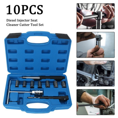 32Pcs Tap And Die Set Metric Hardened Steel Tool Set Threading Rethreading Tool from B&Q