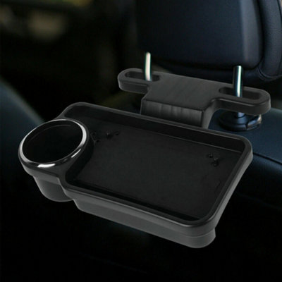 - Cup Holder Phone Mount Headrest Car Back Seat Organizer Foldable Table Tray Tidy