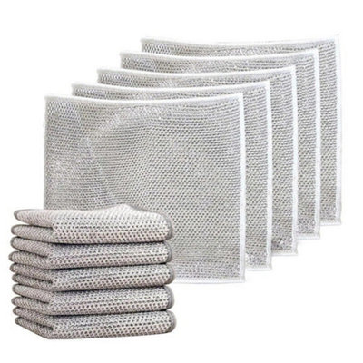  - 5X Multipurpose Wire Dishwashing Rags Scouring Washing Cloth For House Kitchen
