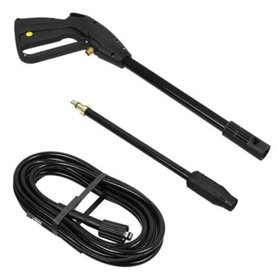  - 8M High Pressure Power Washer Spray Gun Jet Lance Trigger Wash Wand Hose Kit M14