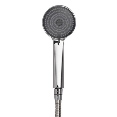  - Triton Universal Shower Head 3 Spray High Flow Bathroom High Pressure Chrome