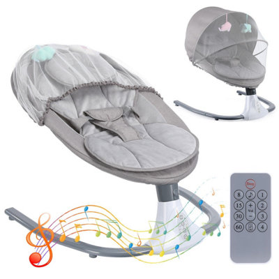 Bluetooth Electric Baby Swing Infant Cradle Bouncer Rocker Chair from B&Q