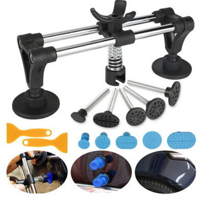 Car Paintless Dent Puller Tabs Bridge Lifter Body Repair Hail Removal Tool Kit from B&Q