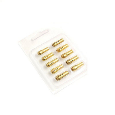 Brass Drill Chuck Collet Bit Set 0.5-3.2mm For Dremel Rotary Tools 4.8mm 10X Uk from B&Q