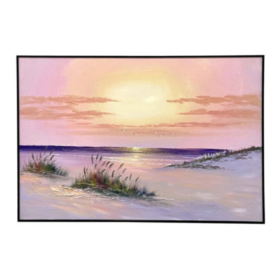 Hand Painting Canvas Wall Good Sign Decor Framed