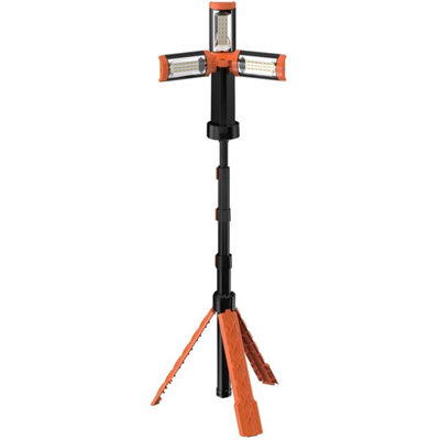 Rechargeable Led Work Light Tripod Stand Camp from B&Q