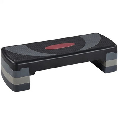 Aerobic Stepper 3 Levels Adjustable Height Step from B&Q