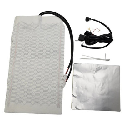 Universal 12V Car Carbon Fiber Heated Seat Heater from B&Q