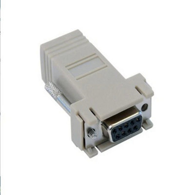 Db9 To Rj45 Adaptor Rj45 To Db9 Rj45 To Com Rj45 To Rs232 To Rj45 Converter 9Pin from B&Q