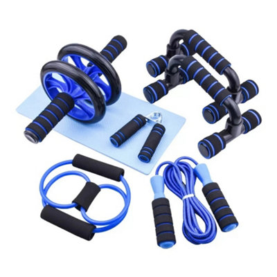 Pro Abs Roller Exercise Wheel Abdominal Core Strength Workout Muscle Cruncher from B&Q