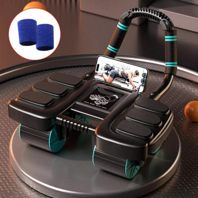 Healthy Belly Wheel With 6 Elbow Support Ab Roller from B&Q