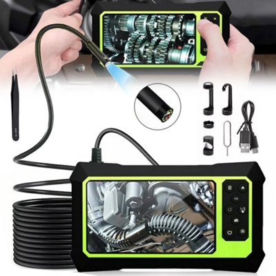 1080P Hd Industrial Endoscope Camera Borescope Inspection Camera 4.3'' Screen   Uk from B&Q