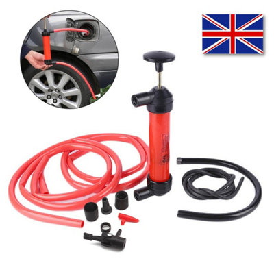 Oil Fluid Suction Vacuum Transfer Gear Hand Syringe Gun Water Pump Extractor Uk
