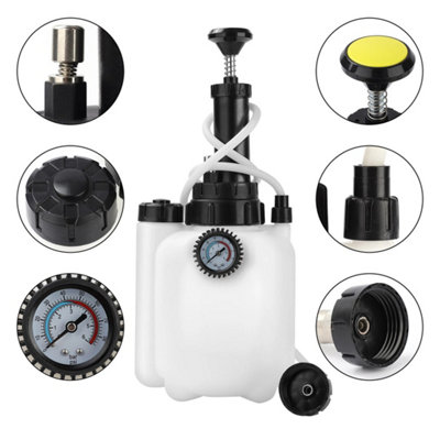  - 3L+1L Car Brake Bleeder Clutch Bleeding System Fluid Bleeder Tool Set Kit