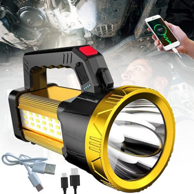  - Super Bright Led Searchlight Rechargeable Hand Torch