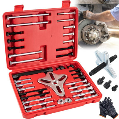 46Pc Harmonic Balance Puller Tool Kit Crankshaft Gear Pulley Flywheel Remover from B&Q