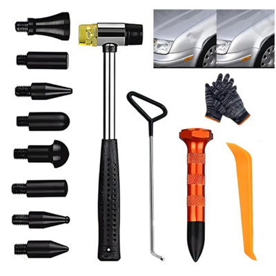 Paintless Dent Repair Kit Auto Dent Removal Tools Car Dent Pullout Rod Set