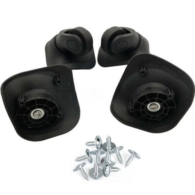 4X Luggage Travel Case Swivel Caster Suitcase Replacement from B&Q
