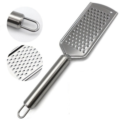 Hand Held Cheese Grater With Stainless Steel Handle from B&Q