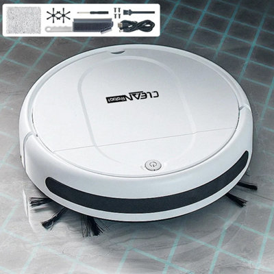 3-In-1 Robotic Vacuum & Mop Cleaner With Obstacle Avoidance For Hard Floors & CarpetsUltra-Slim 65mm from B&Q