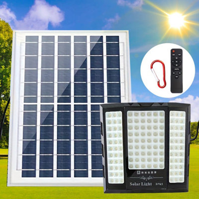 1Pc Solar Security Spotlight 480 Led Wide-Angle Motion Sensor from B&Q
