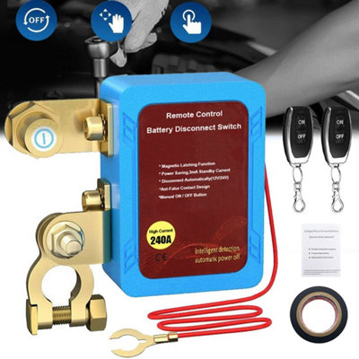 Wireless Remote Car Battery Disconnect Relay Master from B&Q
