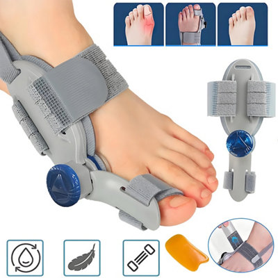 Adjustable Hallux Valgus Bunion Corrector Splint Straightener from B&Q