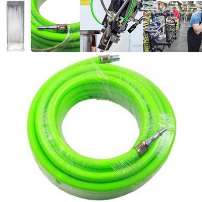 Heavy Duty 8mm Air Hose 10M/30Ft 1/4" Bsp Fittings from B&Q