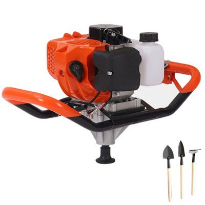 52Cc Petrol Post Hole Borer Fence Earth Auger Digger from B&Q