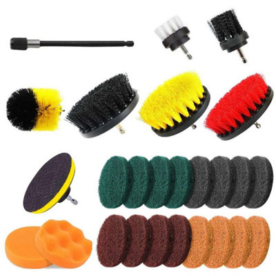  - Set Of 26 Drill Cleaning Brush Power Drill Attachment