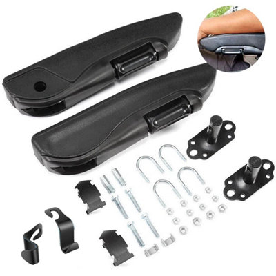 Universal Truck Seat Armrest Pair Kit Adjustable Arm Rest