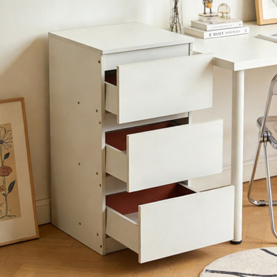  - Modern Bedside Table Drawers Cabinet Bedroom Furniture Storage Nightstand Shelf