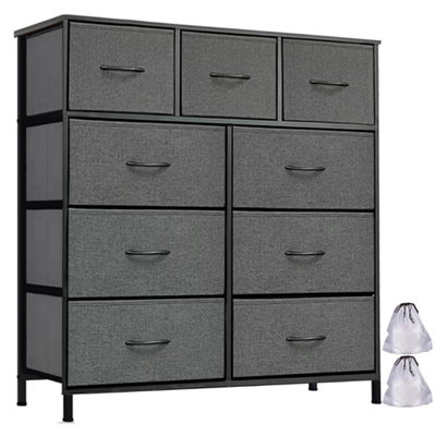Fabric Chest Of Drawers Bedside Storage Organizer
