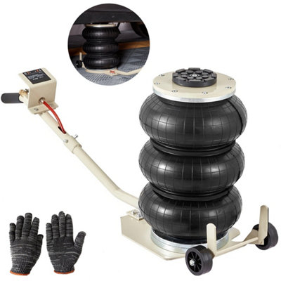 Triple Bag Air Jack 3 Ton Lifting Pneumatic For Car Repair from B&Q