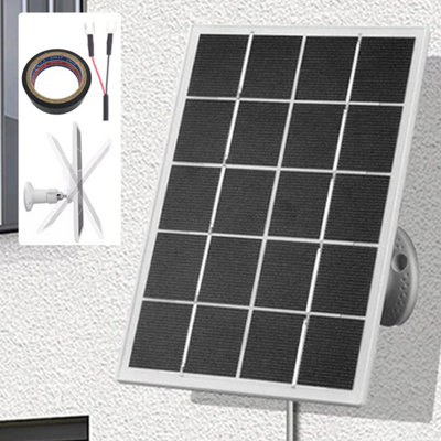  - 20W Solar Panel Waterproof Solar Charger For Ring Video Doorbell